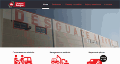 Desktop Screenshot of desguacealegre.com